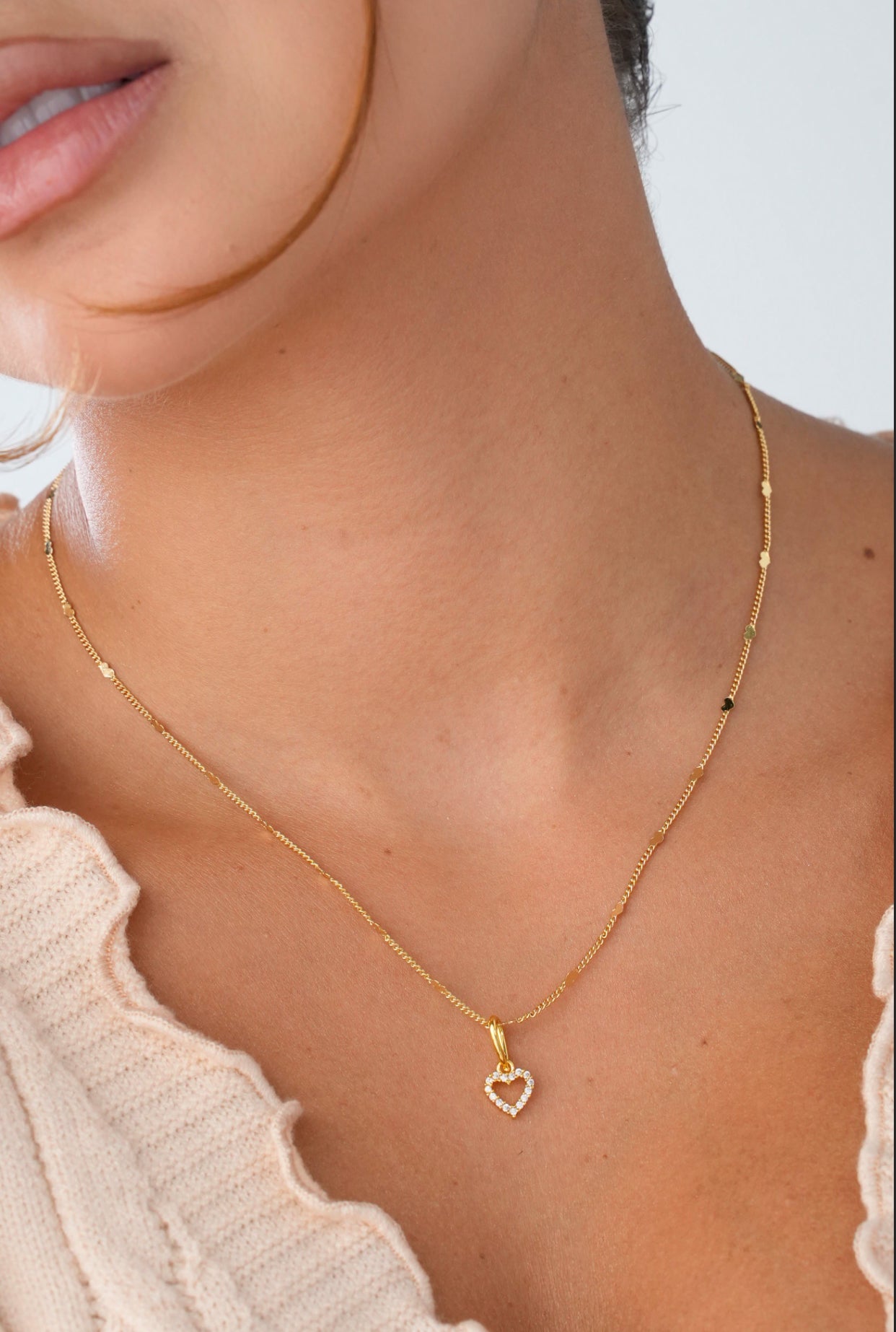 CADENA CUBANA DESTELLO CORAZÓN