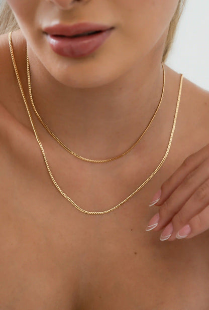 CADENA SERPIENTE PLANA