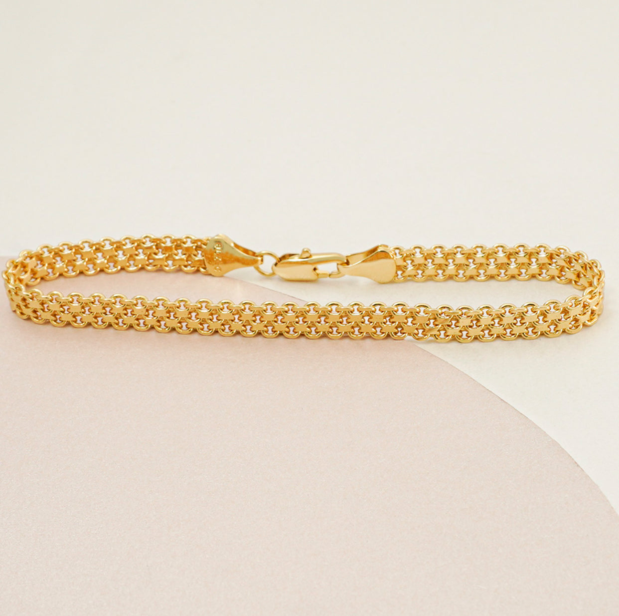 PULSERA TEJIDO CHINO DOBLE CARRIL