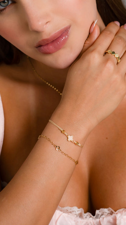 PULSERA CLOVER SILUETA