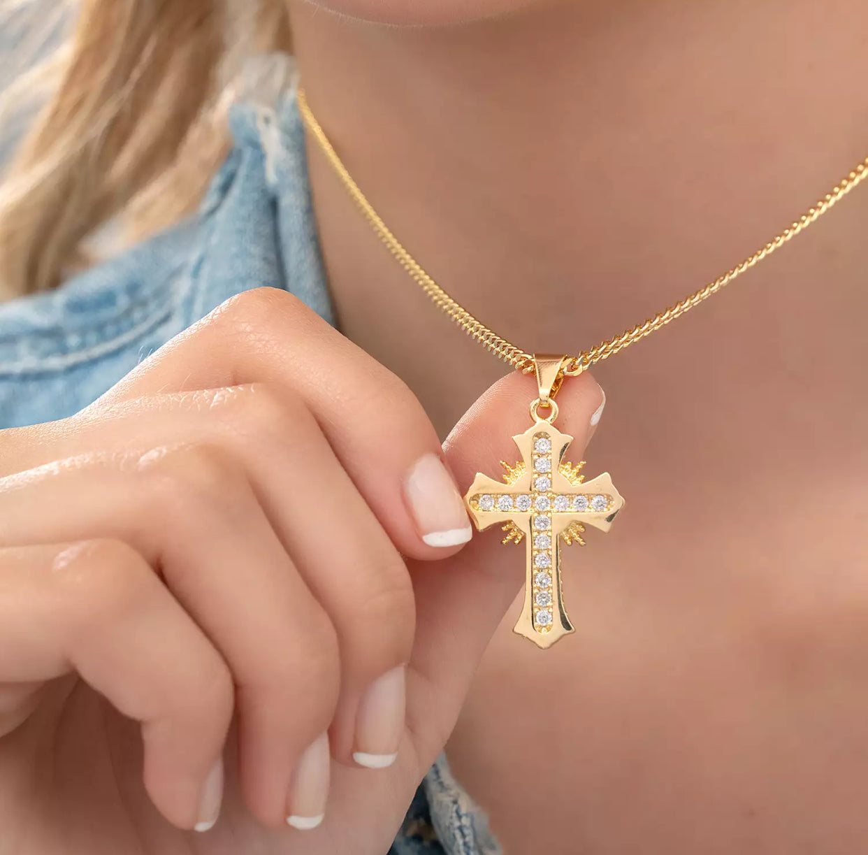 CRUZ SAGRADA DIAMANTADA