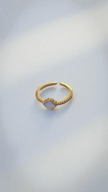 ANILLO VAN CLEEF BLANCO PERLA
