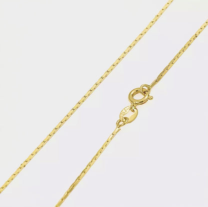 CADENA CORDÓN CUADRADO 1mm