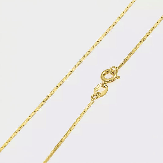 CADENA CORDÓN CUADRADO 1mm