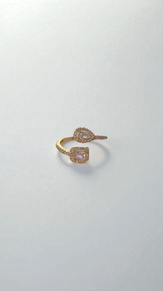 ANILLO EXCLUSIVO GOTA CUADRADO