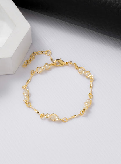 PULSERA PERLADA 16cm + EXTENSOR