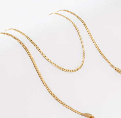 CADENA SERPIENTE PLANA