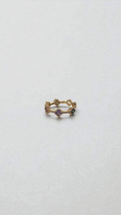 ANILLO VAN CLEEF MULTICOLOR