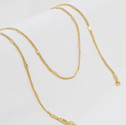 CADENA CUBANA CON DESTELLO