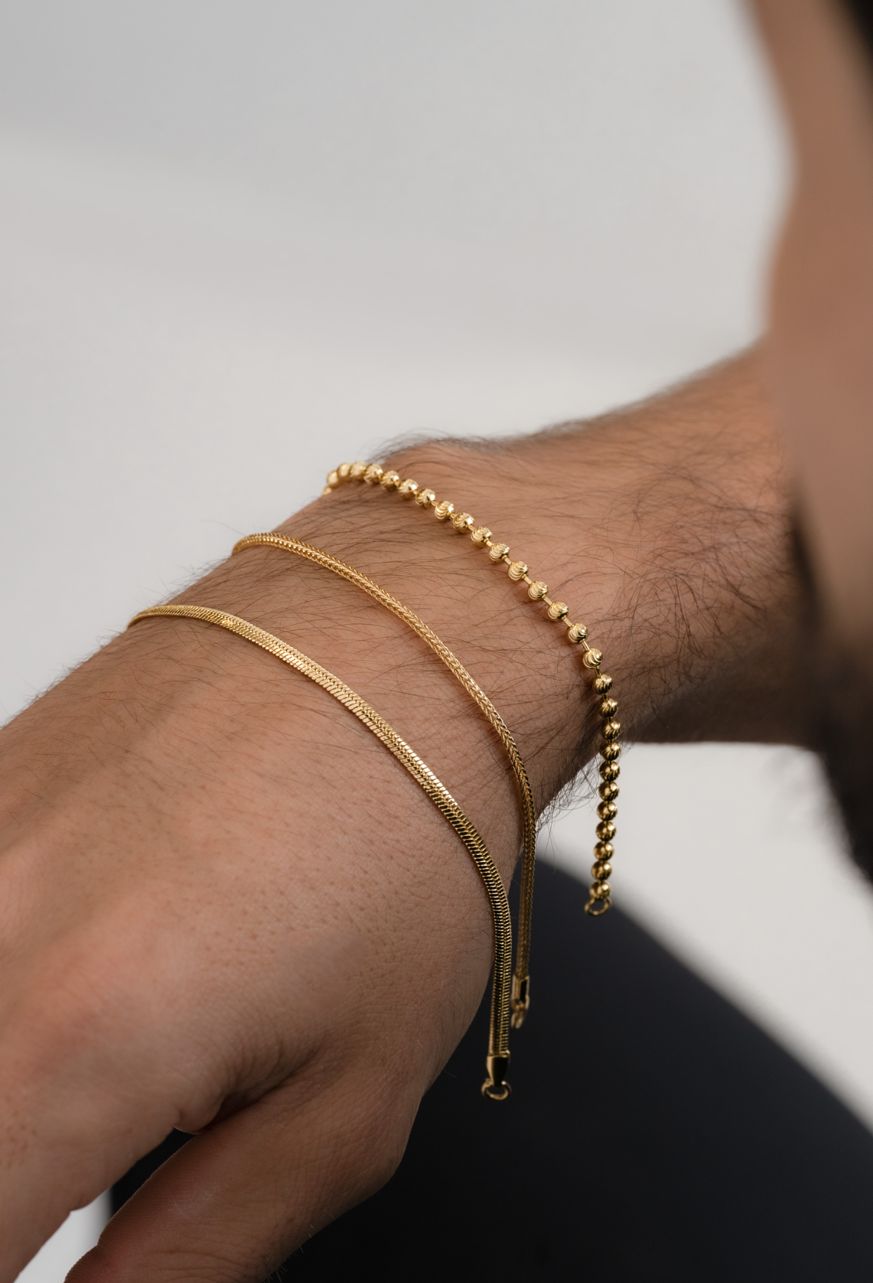 PULSERA FRANCO CUADRADA 20cm