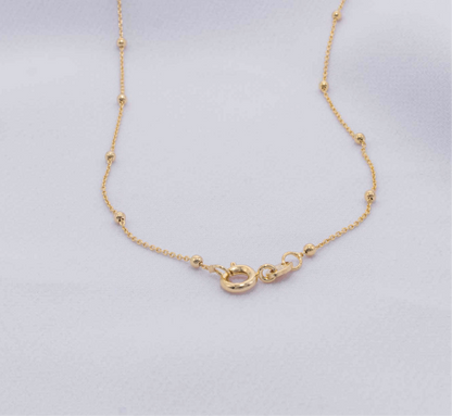 CADENA ARGOLLA CON BALÍN 2mm.