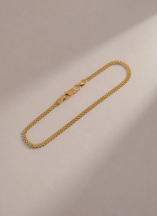 PULSERA TEJIDO CHINO ITALY925🇮🇹 19.5cm (3mm)