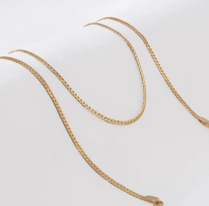 CADENA SERPIENTE PLANA