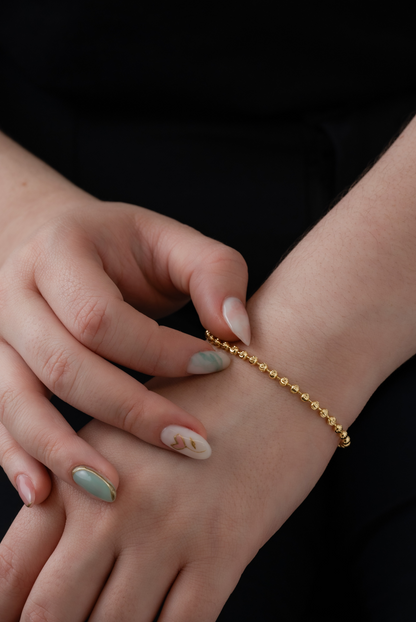 PULSERA MILITAR DIAMANTADA 16cm + EXTENSOR