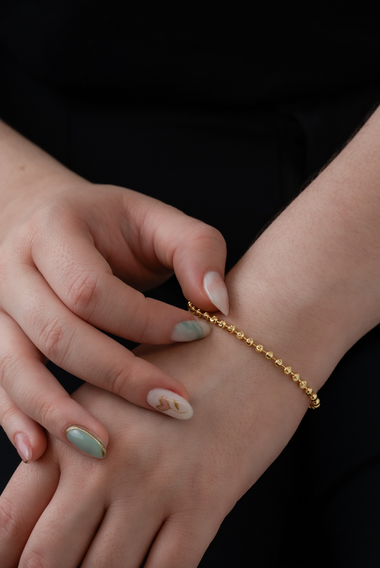 PULSERA MILITAR DIAMANTADA 16cm + EXTENSOR