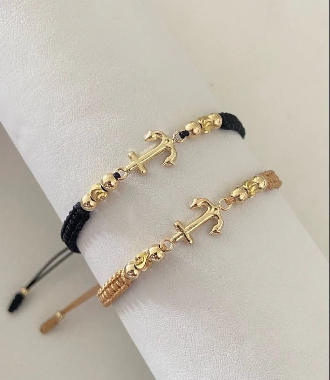PAR PULSERAS ANCLA